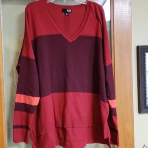 Beautiful Red Multi color sweater